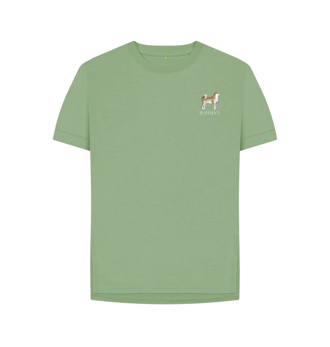Sage Shiba Inu - Relaxed Fit T-Shirt