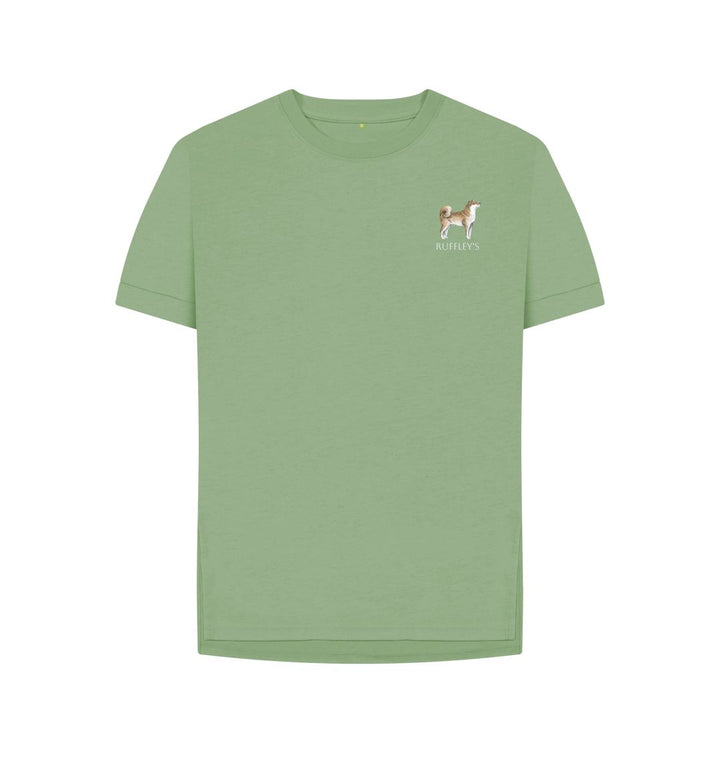 Sage Shiba Inu - Relaxed Fit T-Shirt