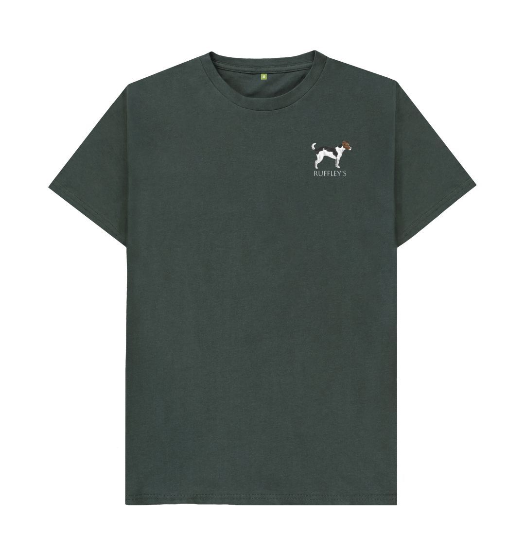 Dark Grey Jack Russell - Mens T-Shirt