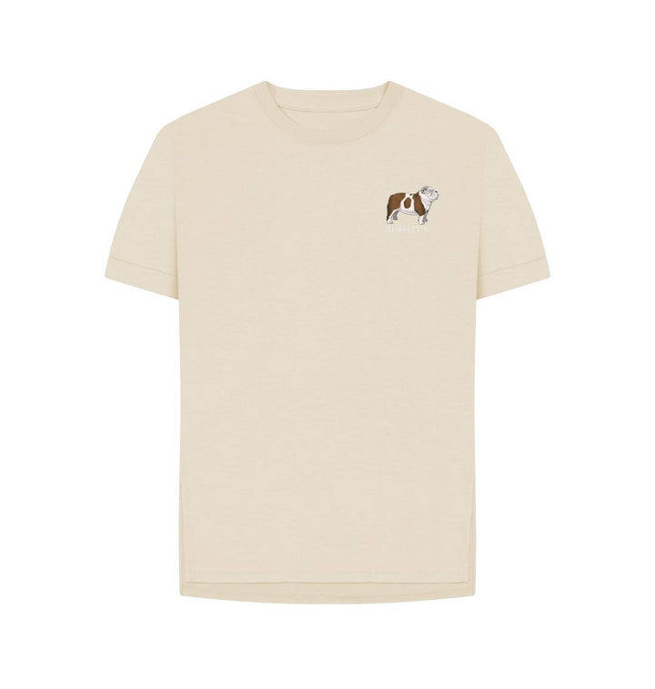 Oat English Bulldog - Relaxed Fit T-Shirt