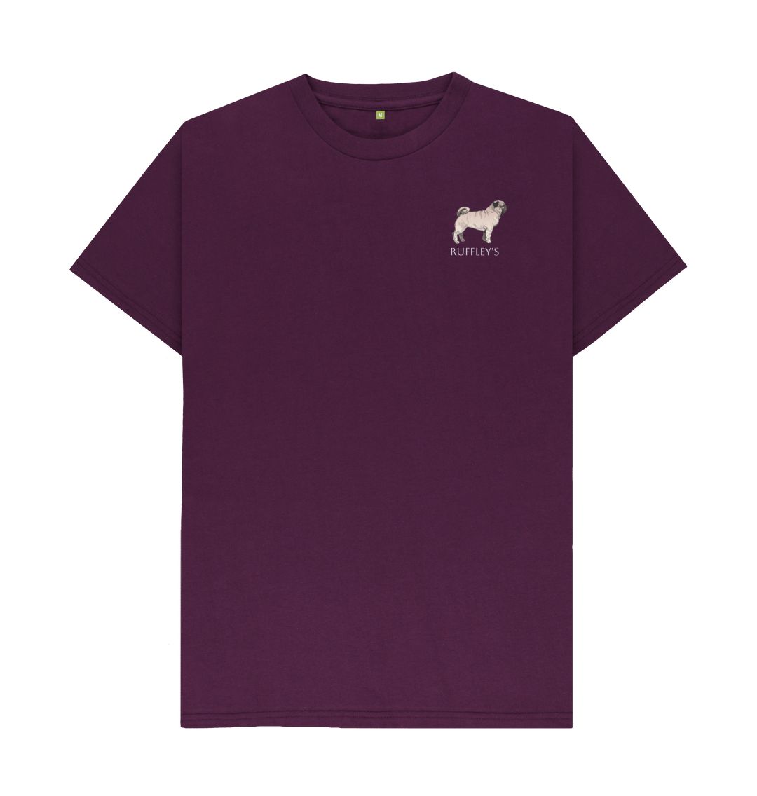 Purple Pug - Mens T-Shirt