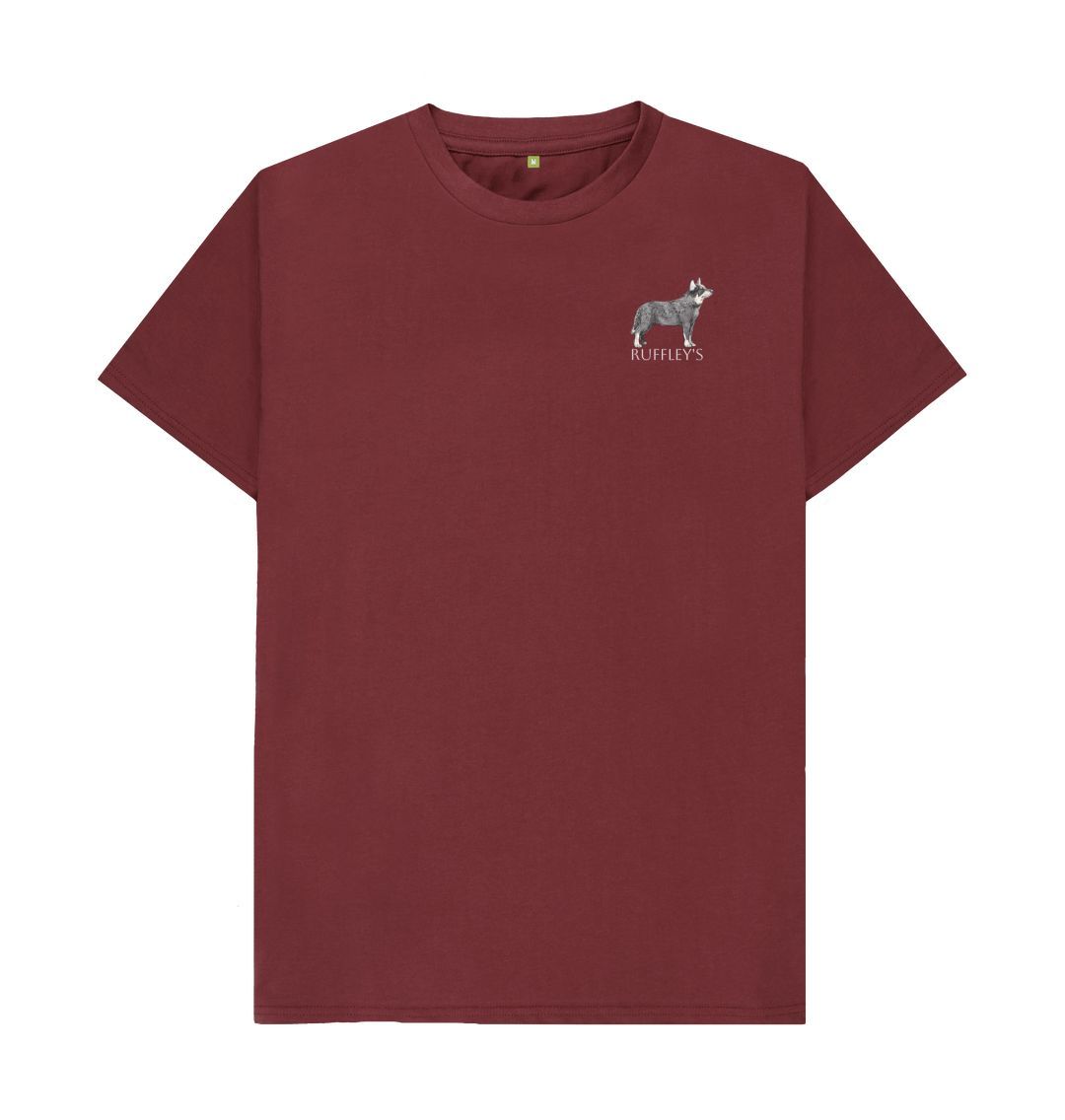 Red Wine Australian Cattle Dog - Mens T-Shirt