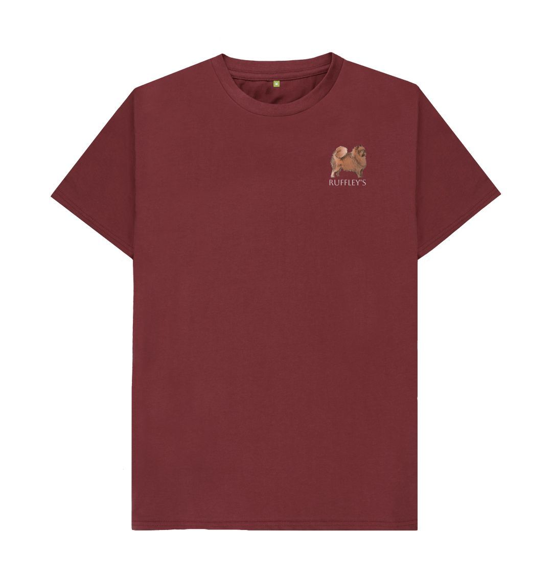 Red Wine Pomeranian - Mens T-Shirt