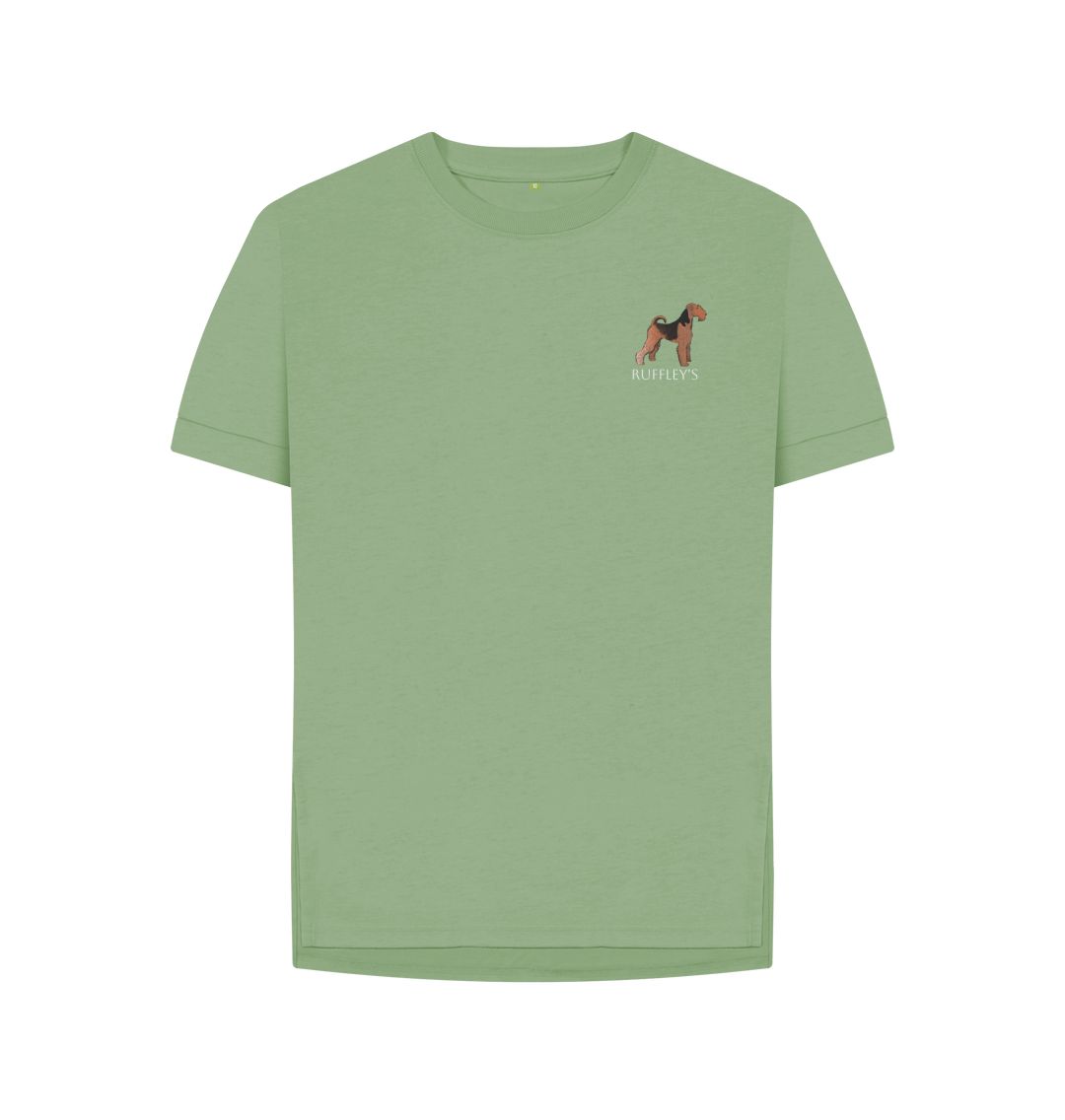 Sage Airedale Terrier - Relaxed Fit T-Shirt