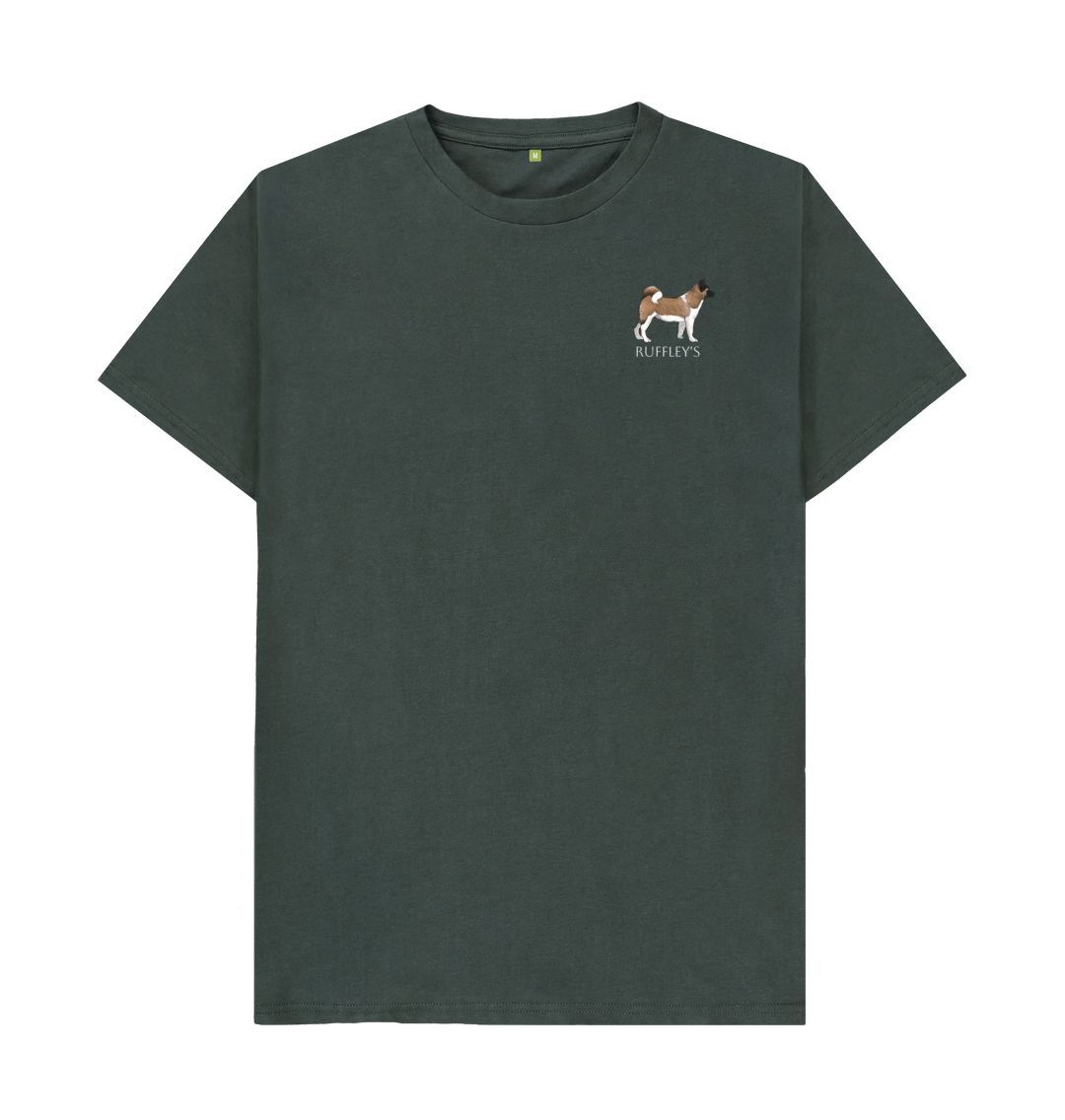 Dark Grey Akita - Mens T-Shirt