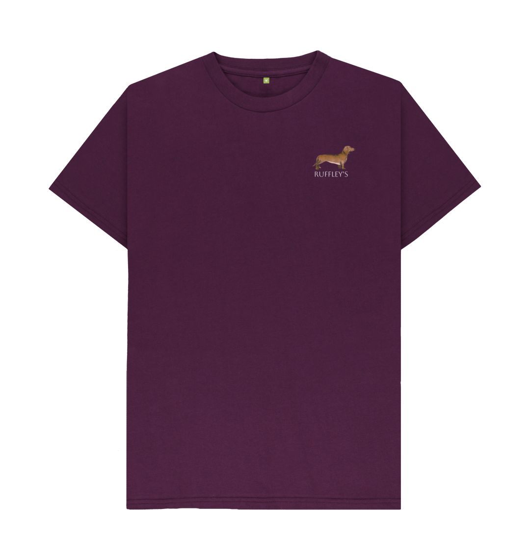 Purple Dachshund - Mens T-Shirt