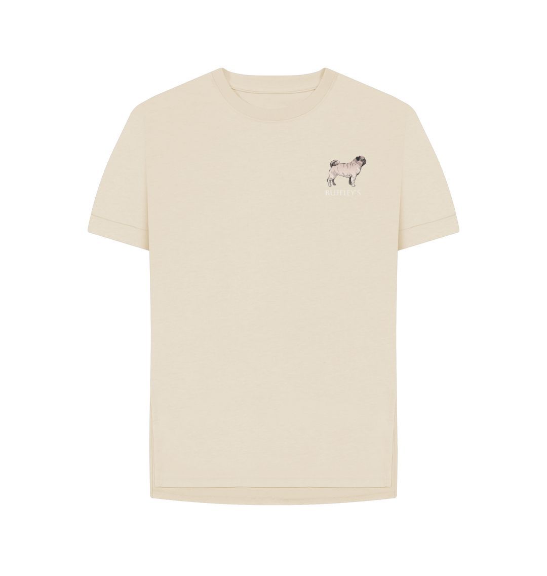 Oat Pug - Relaxed Fit T-Shirt