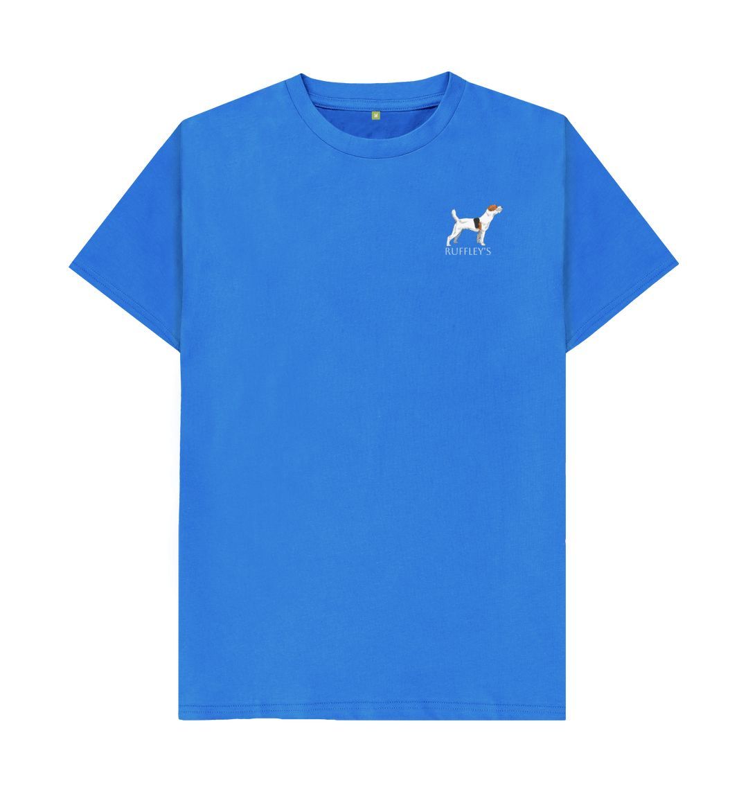 Bright Blue Parson Russell Terrier - Mens T-Shirt