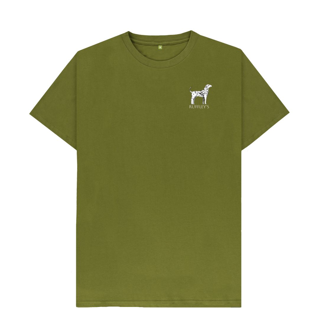 Moss Green Dalmatian - Mens T-Shirt