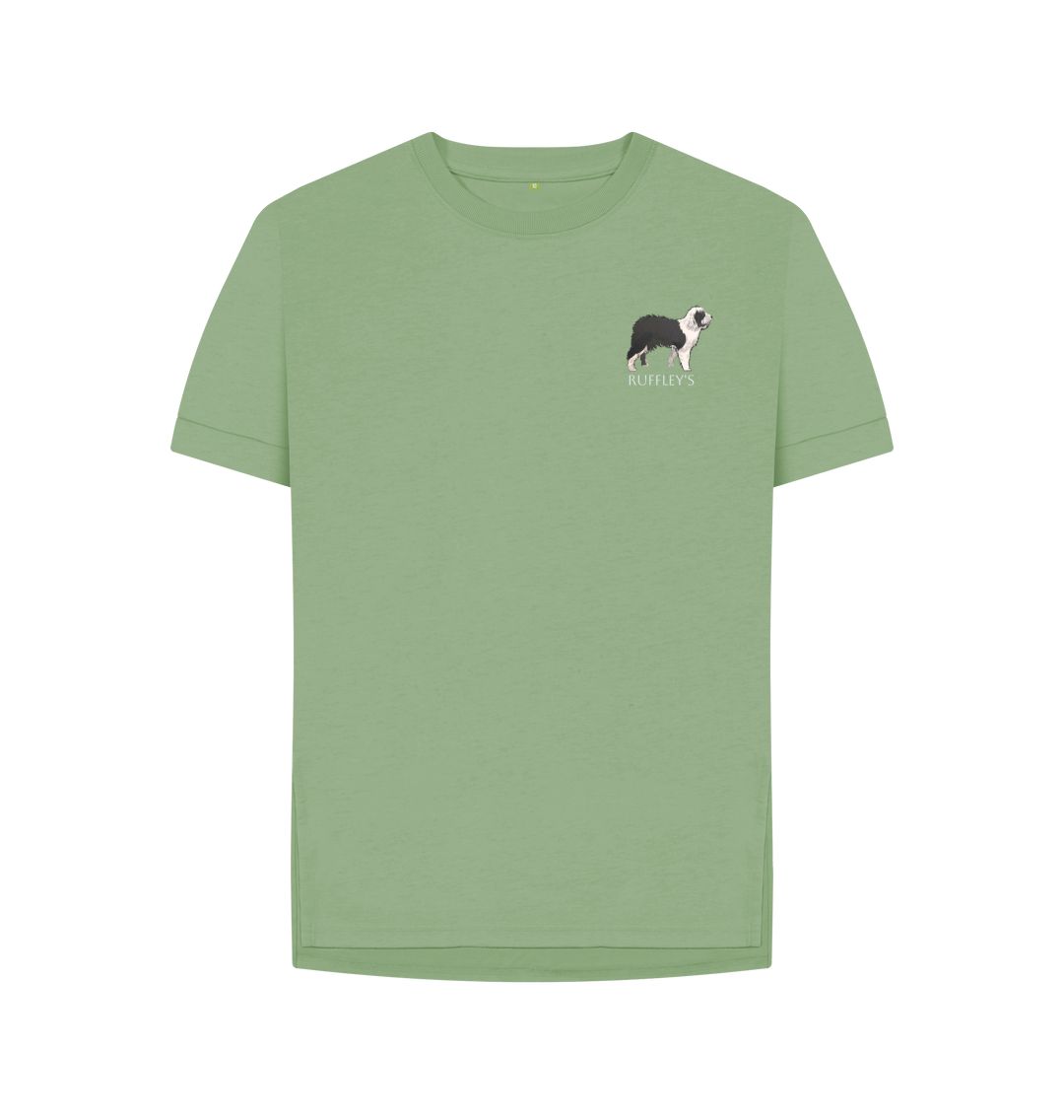 Sage Old English Sheep Dog - Relaxed Fit T-Shirt