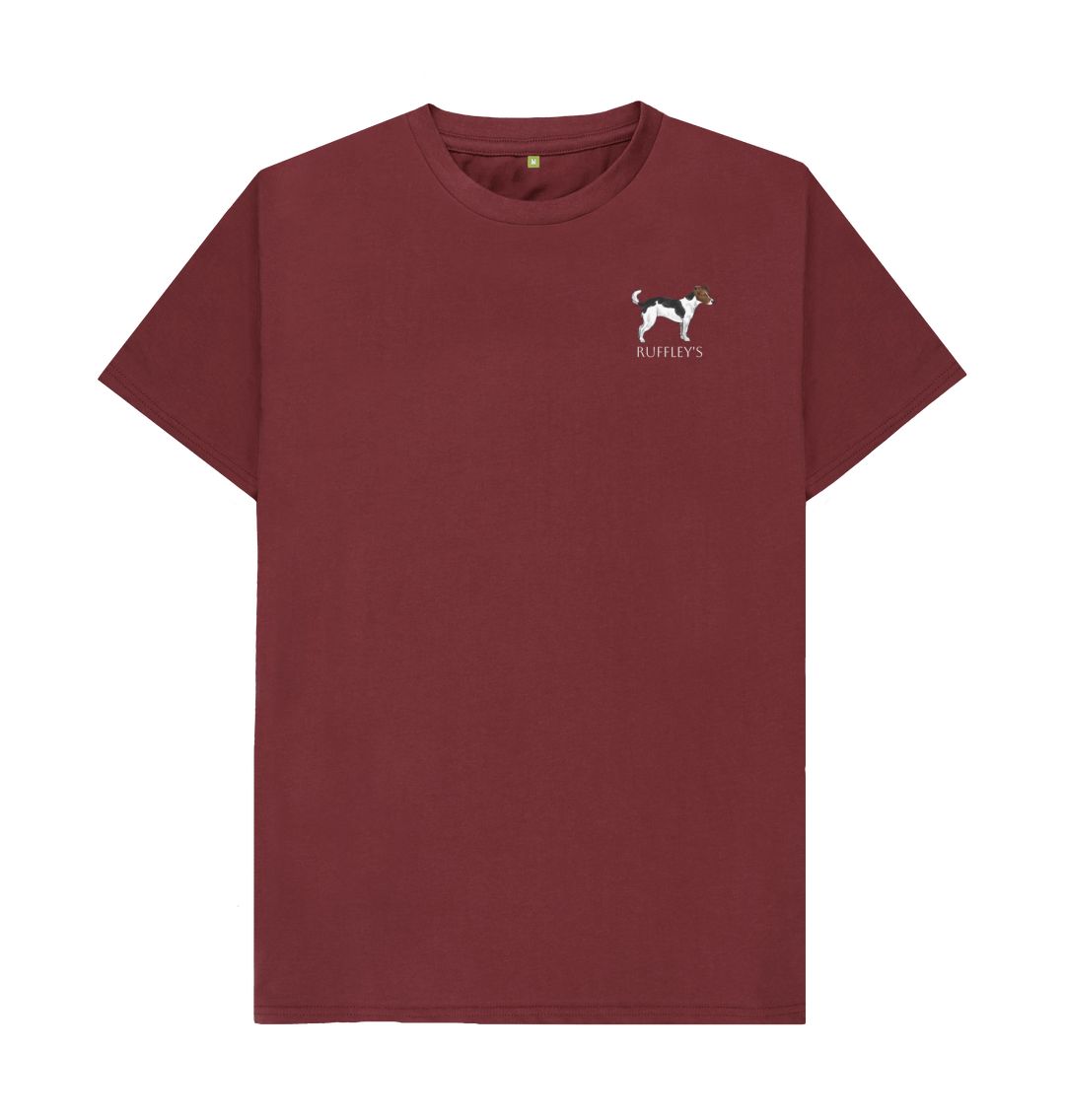Red Wine Jack Russell - Mens T-Shirt