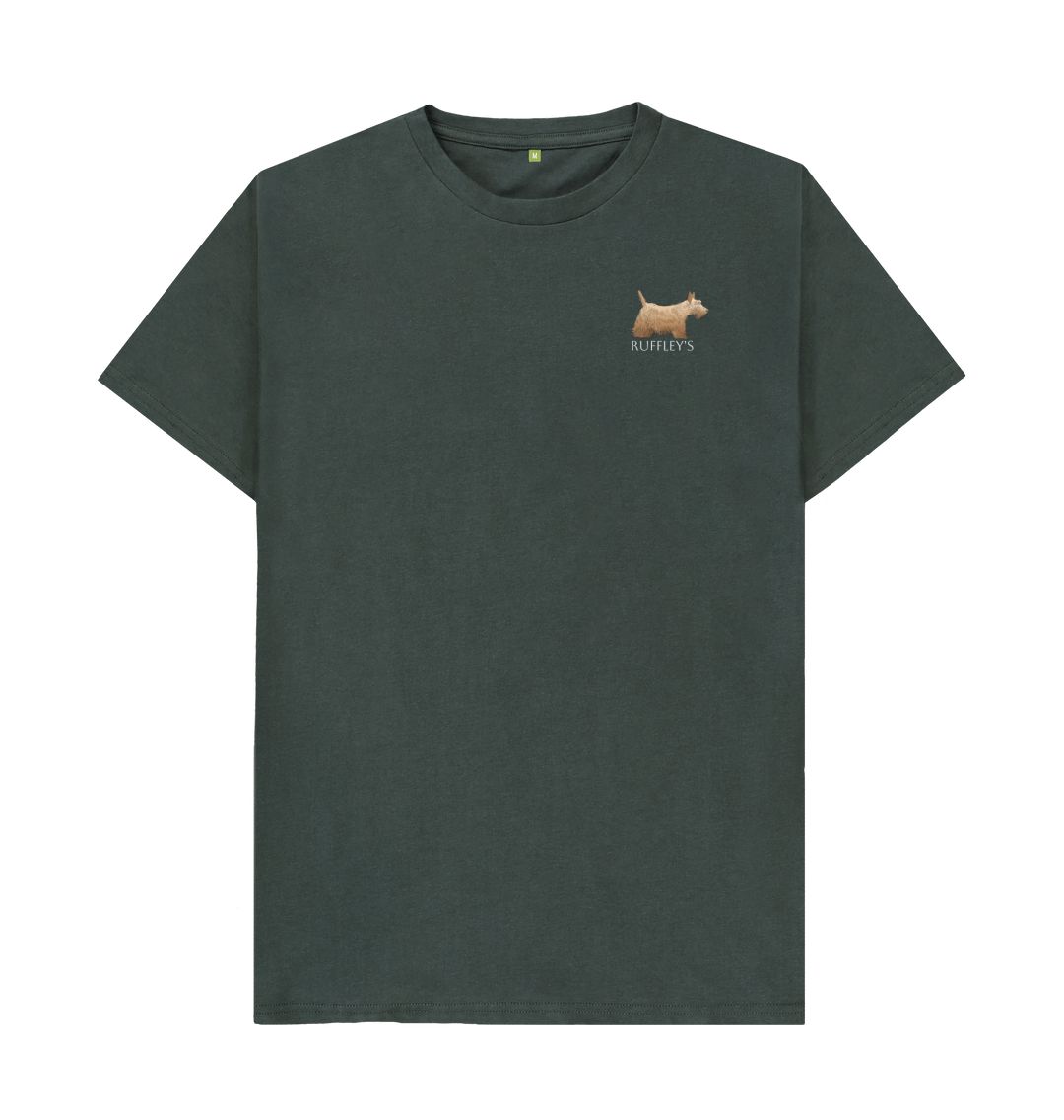 Dark Grey Scottish Terrier - Mens T-Shirt