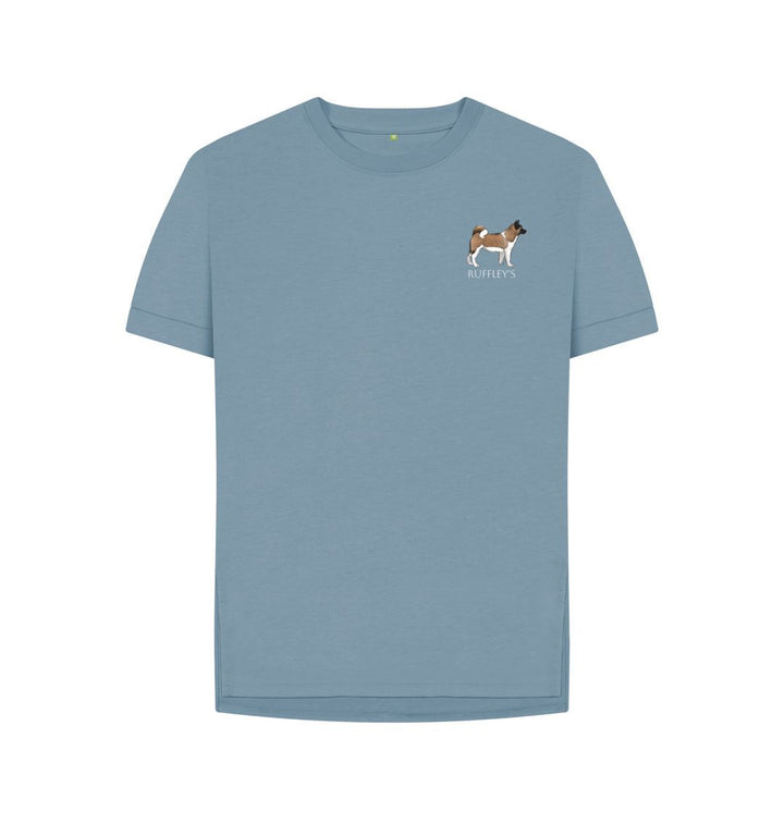 Stone Blue Akita - Relaxed Fit T-Shirt