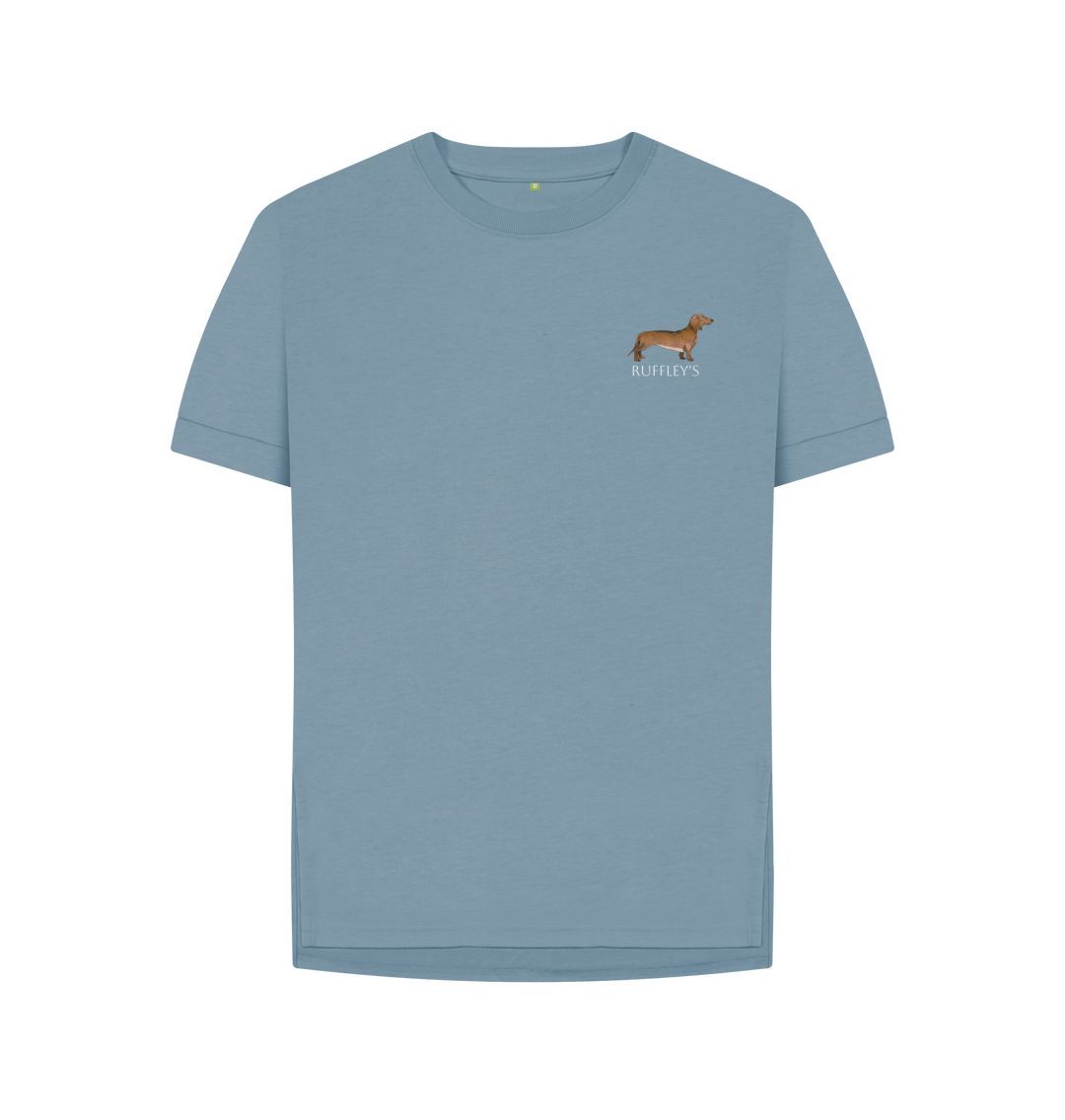 Stone Blue Dachshund - Relaxed Fit T-Shirt
