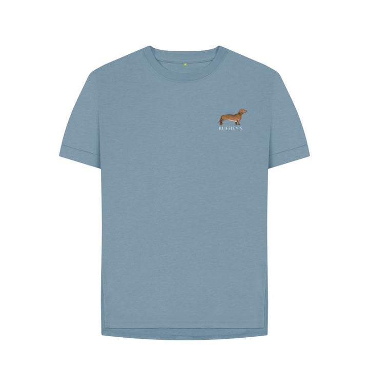 Stone Blue Dachshund - Relaxed Fit T-Shirt