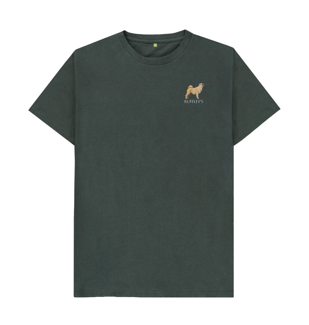 Dark Grey Shar Pei - Mens T-Shirt