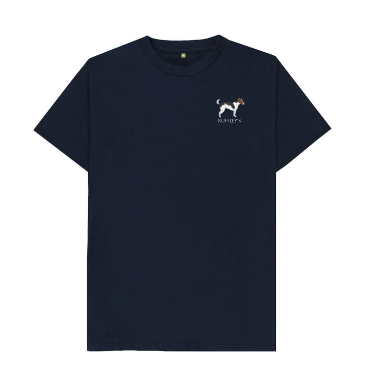 Navy Blue Jack Russell - Mens T-Shirt