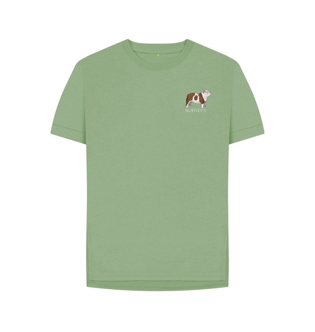 Sage English Bulldog - Relaxed Fit T-Shirt