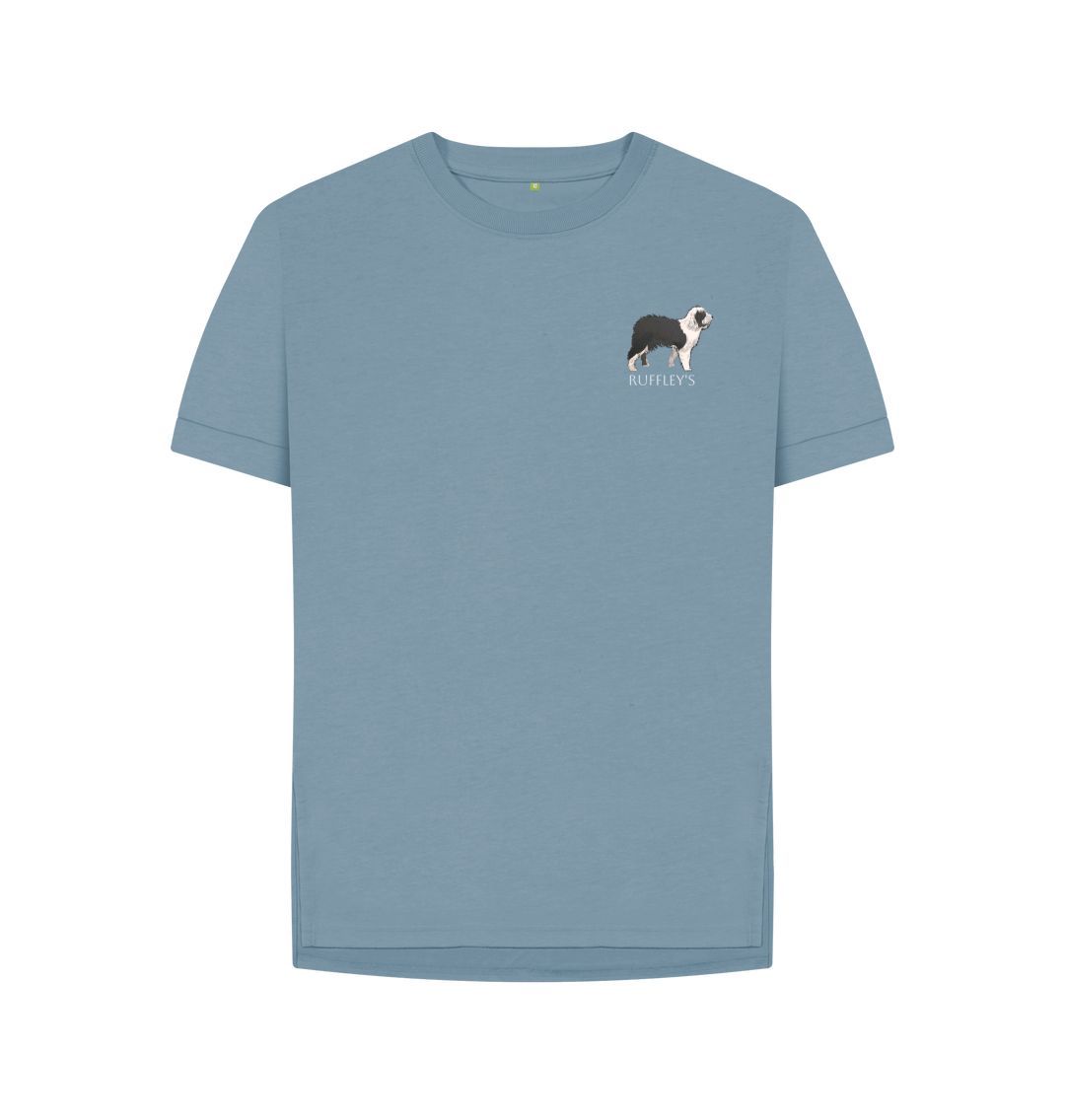 Stone Blue Old English Sheep Dog - Relaxed Fit T-Shirt