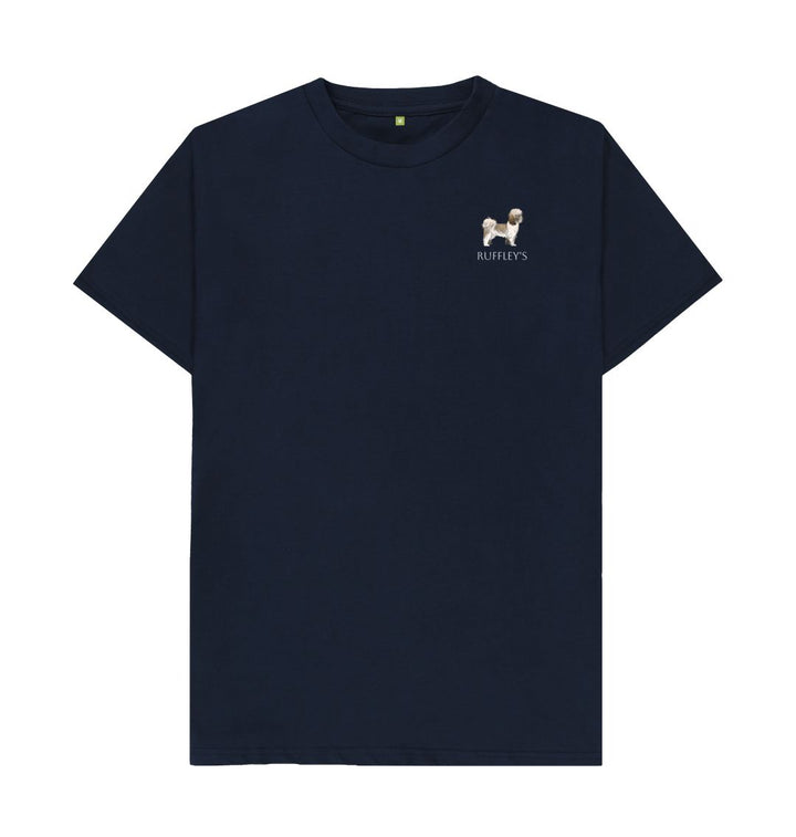 Navy Blue Shih Tzu - Mens T-Shirt