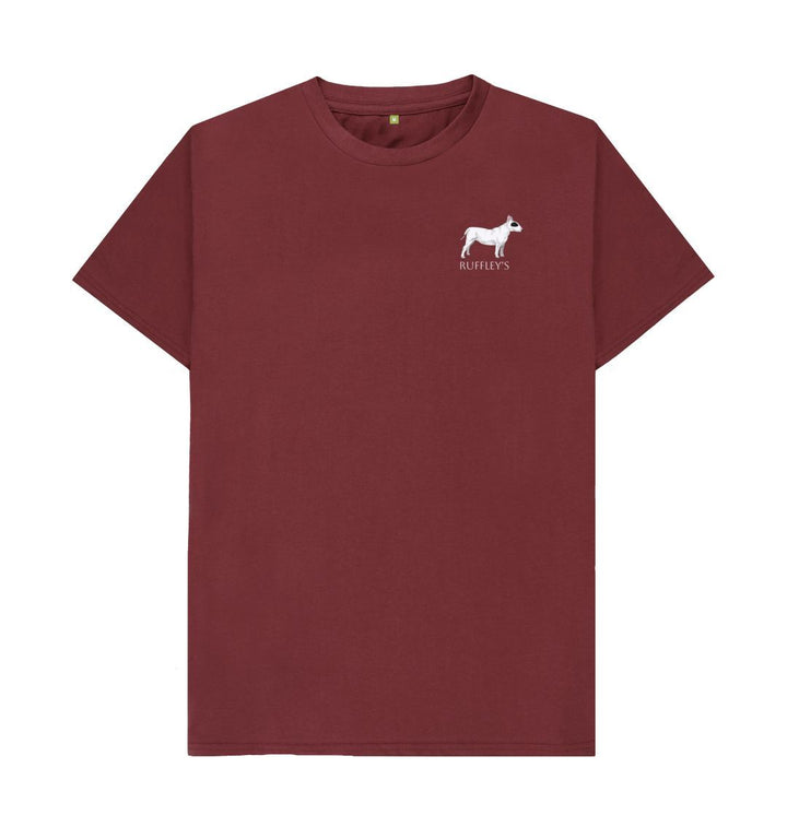 Red Wine Bull Terrier - Mens T-Shirt
